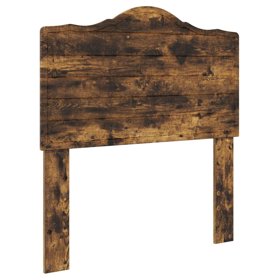 Bedframe met lade Gerookt eiken 75 x 190 cm Bewerkt hout