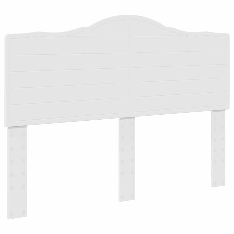 Bedframe met hoofdeinde met lade Wit 140 x 190 cm Bewerkt hout