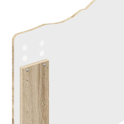 Bedframe met hoofdeinde Sonoma Eiken 75 x 190 cm Bewerkt hout