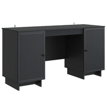 Bureau Zwart Bewerkt hout 142,5 x 50 x 75 cm