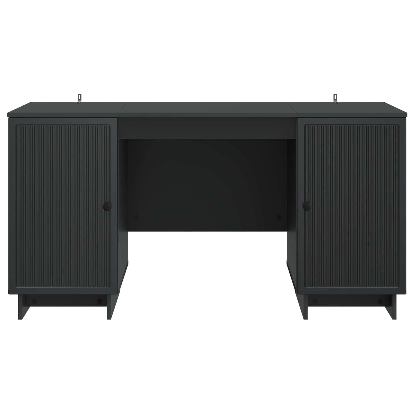 Bureau Zwart Bewerkt hout 142,5 x 50 x 75 cm