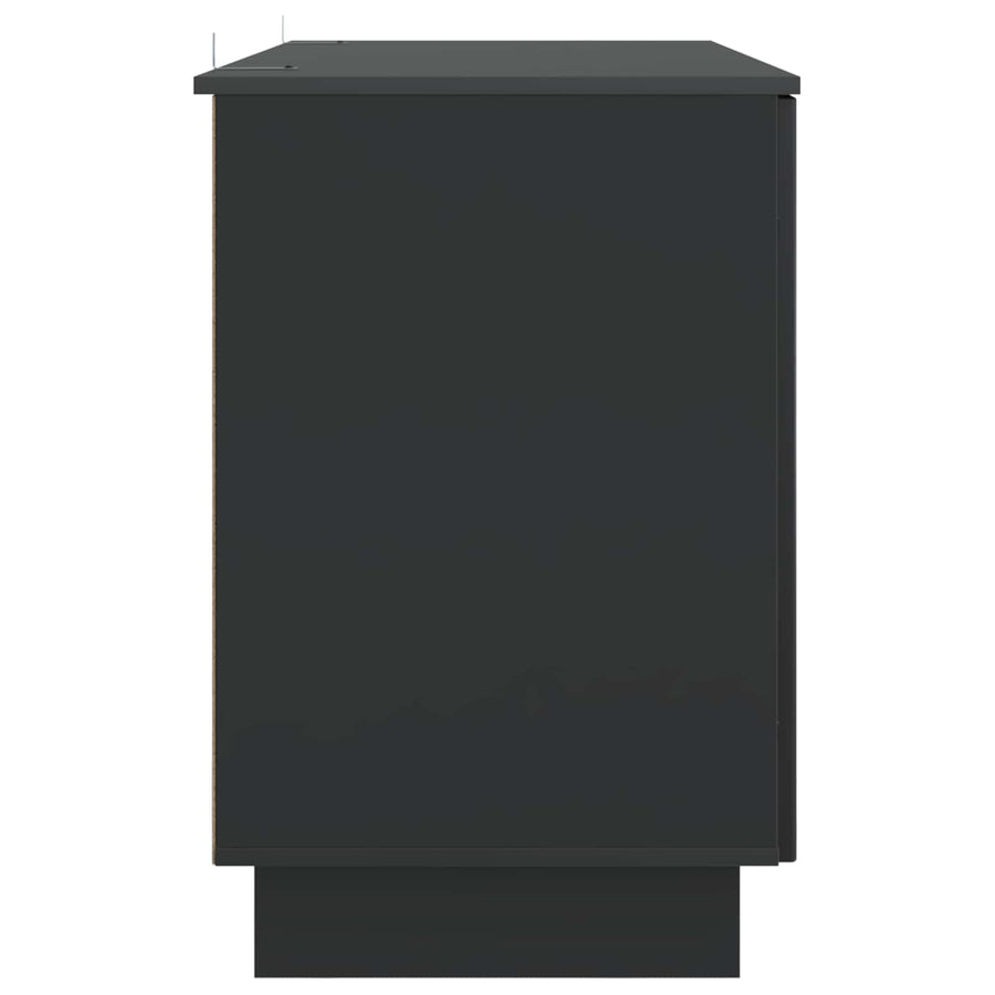 Bureau Zwart Bewerkt hout 142,5 x 50 x 75 cm