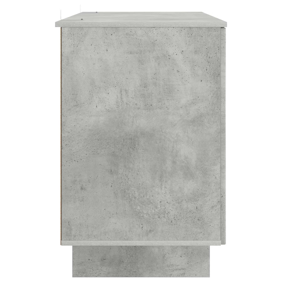 Bureau Betongrijs Bewerkt hout 142,5 x 50 x 75 cm