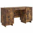 Desk Smoked oak Engineered wood 142.5 x 50 x 75 cm