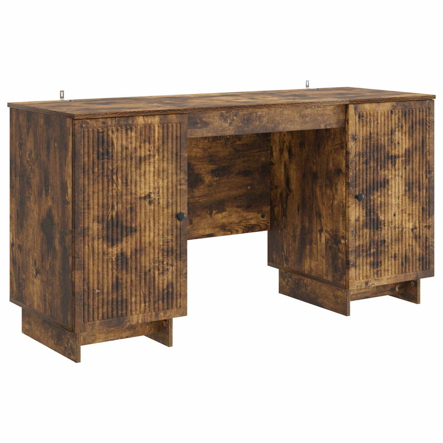 Bureau Gerookt eiken Bewerkt hout 142,5 x 50 x 75 cm