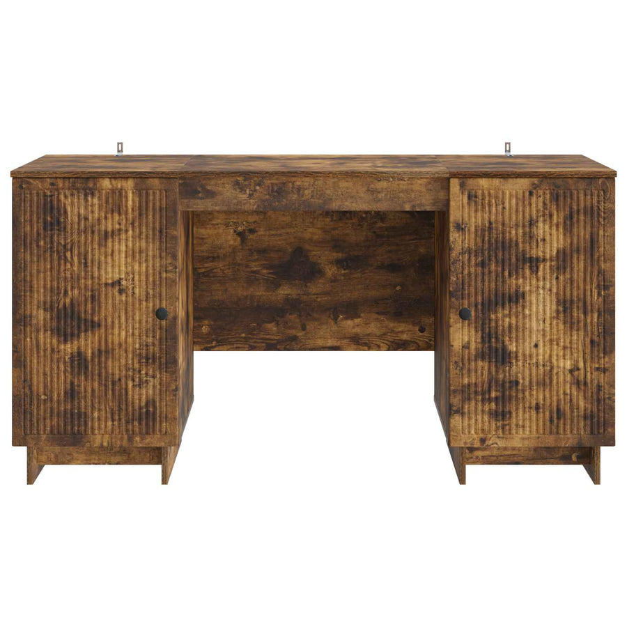 Bureau Gerookt eiken Bewerkt hout 142,5 x 50 x 75 cm