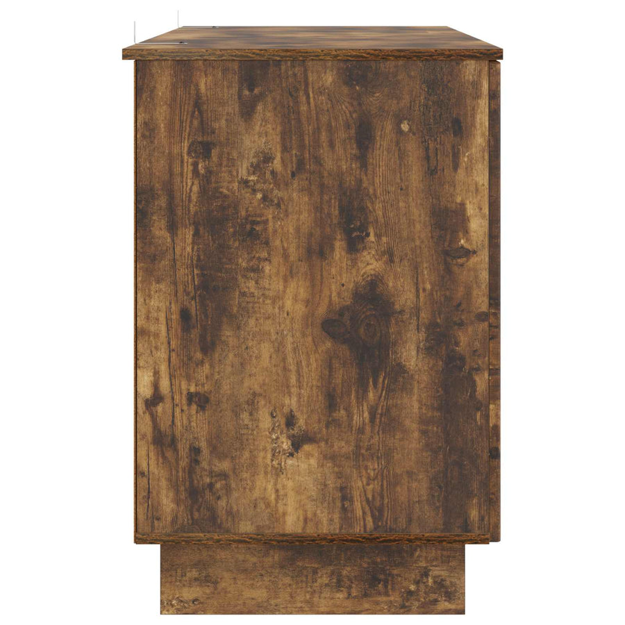Bureau Gerookt eiken Bewerkt hout 142,5 x 50 x 75 cm