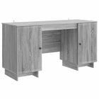 Desk Grey Sonoma Engineered Wood 142.5 x 50 x 75 cm