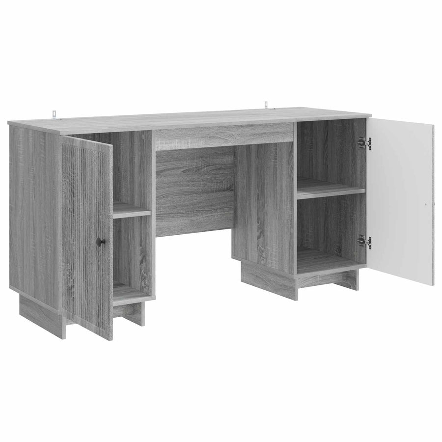 Bureau Grijs Sonoma Bewerkt hout 142,5 x 50 x 75 cm