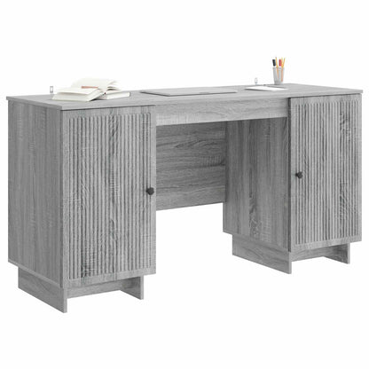Bureau Grijs Sonoma Bewerkt hout 142,5 x 50 x 75 cm