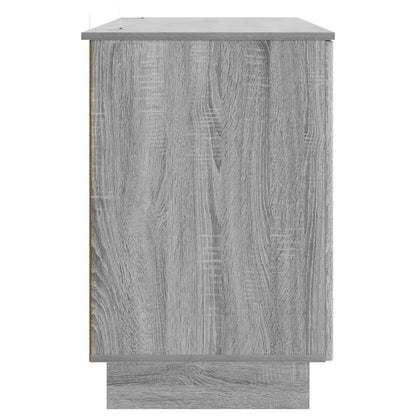 Bureau Grijs Sonoma Bewerkt hout 142,5 x 50 x 75 cm