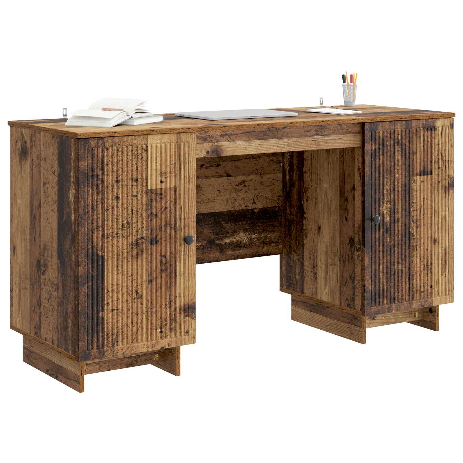 Bureau Oud hout Bewerkt hout 142,5 x 50 x 75 cm