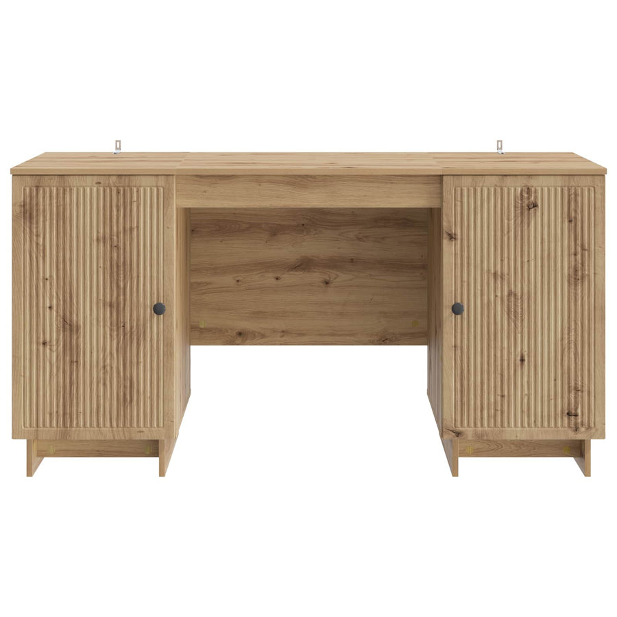 Bureau Artisanaal eiken Bewerkt hout 142,5 x 50 x 75 cm