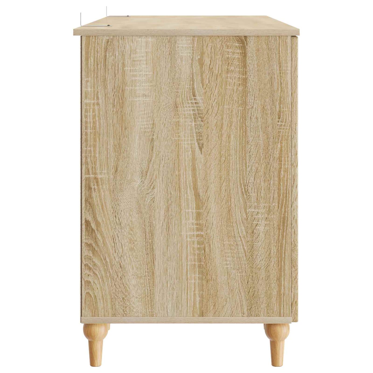 Bureau met plank Sonoma 142,5 x 50 x 75 cm Bewerkt hout