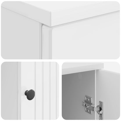 Bureau met plank Glanzend Wit 142,5 x 50 x 75 cm Bewerkt hout