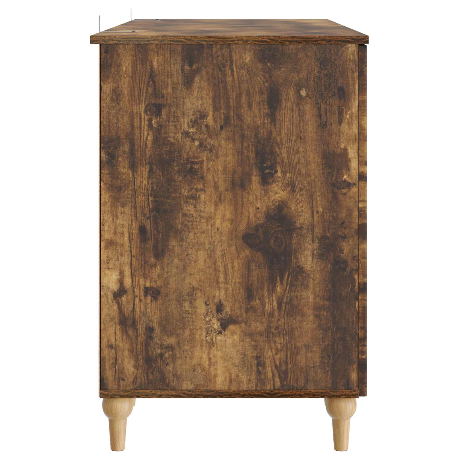Bureau met plank Gerookt eiken 142,5 x 50 x 75 cm Bewerkt hout