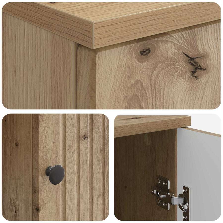 Bureau Artisanaal eiken 142,5 x 50 x 75 cm Bewerkt hout