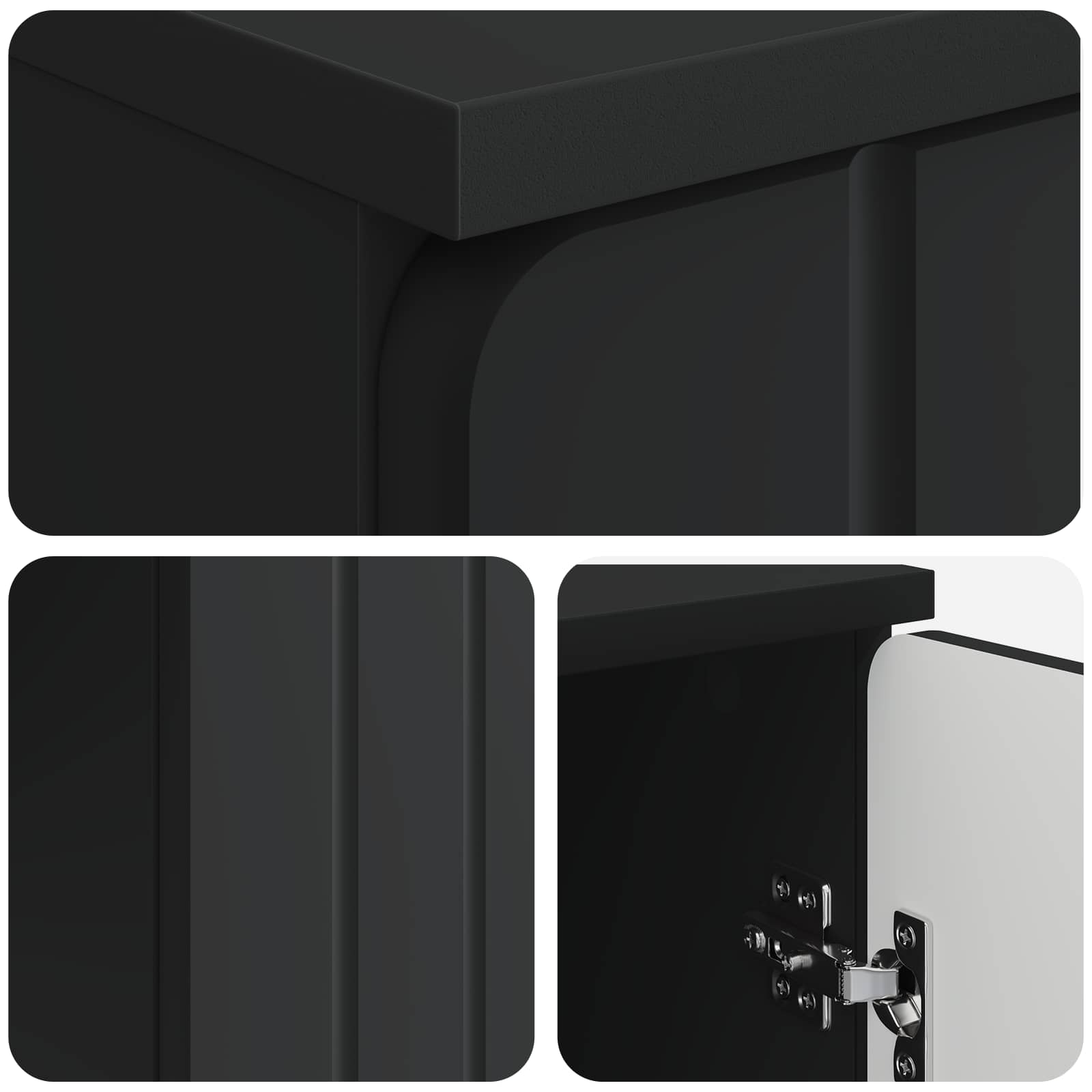 Bureau met plank Zwart 142,5 x 50 x 75 cm Bewerkt hout