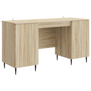 Desk with shelf Sonoma Oak 142.5 x 50 x 75 cm Engineered wood