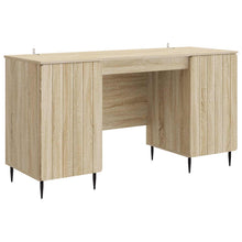Bureau met plank Sonoma Eiken 142,5 x 50 x 75 cm Bewerkt hout