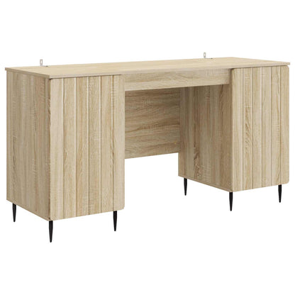 Bureau met plank Sonoma Eiken 142,5 x 50 x 75 cm Bewerkt hout