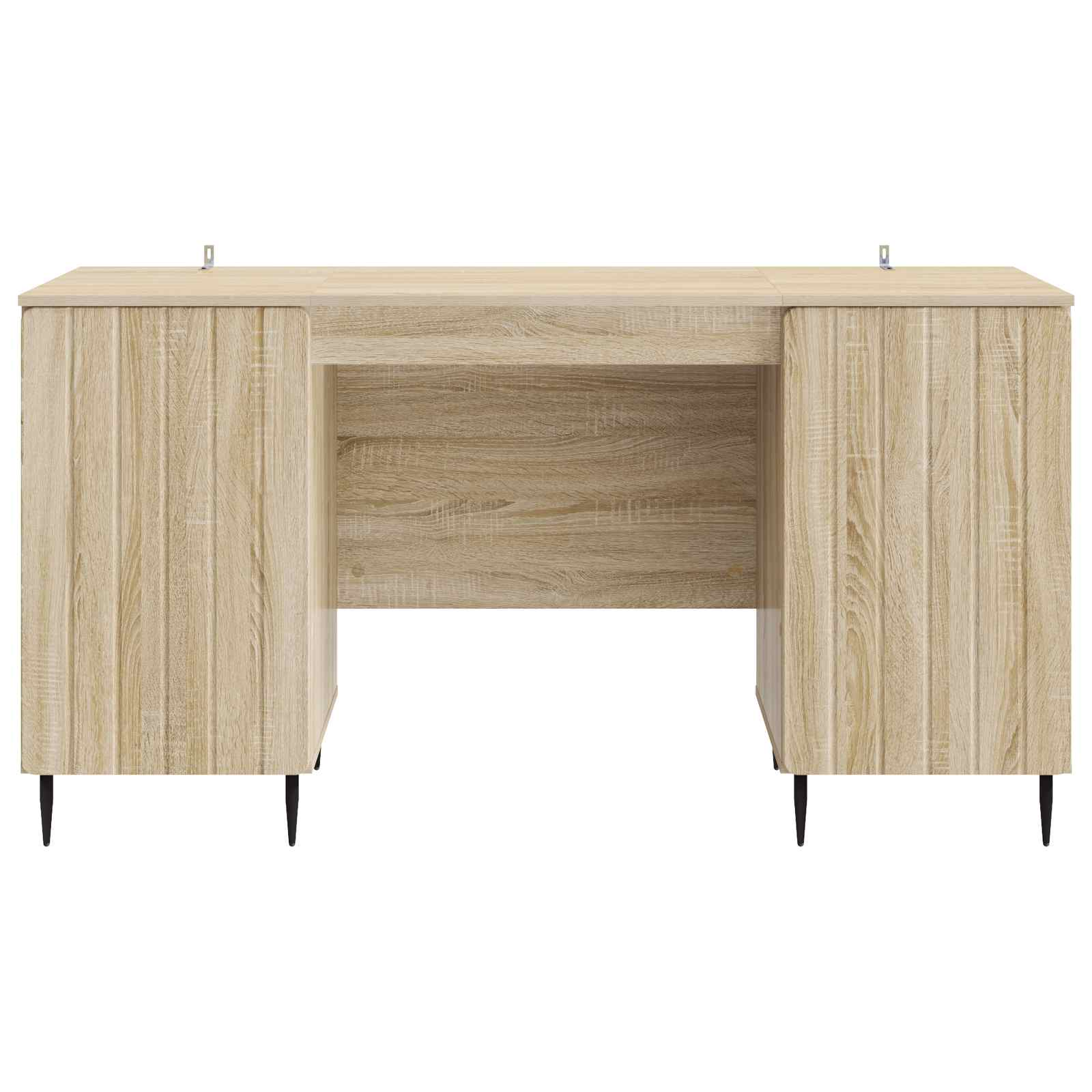 Bureau met plank Sonoma Eiken 142,5 x 50 x 75 cm Bewerkt hout