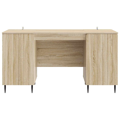 Bureau met plank Sonoma Eiken 142,5 x 50 x 75 cm Bewerkt hout