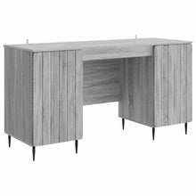 Bureau met plank Grijs sonoma 142,5 x 50 x 75 cm Bewerkt hout