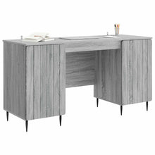 Bureau met plank Grijs sonoma 142,5 x 50 x 75 cm Bewerkt hout