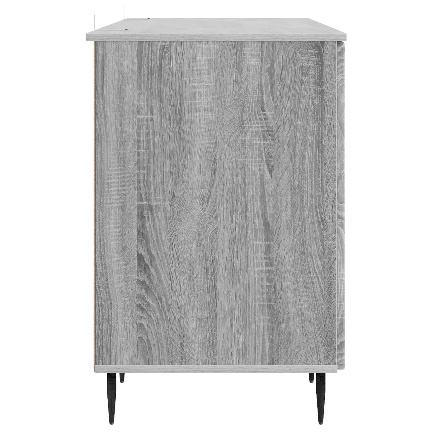 Bureau met plank Grijs sonoma 142,5 x 50 x 75 cm Bewerkt hout