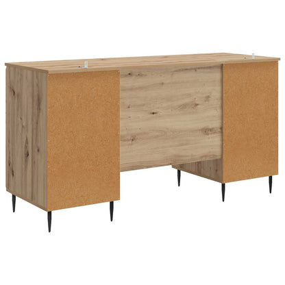 Bureau Artisanaal eiken 142,5 x 50 x 75 cm Bewerkt hout