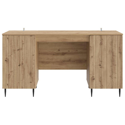 Bureau Artisanaal eiken 142,5 x 50 x 75 cm Bewerkt hout