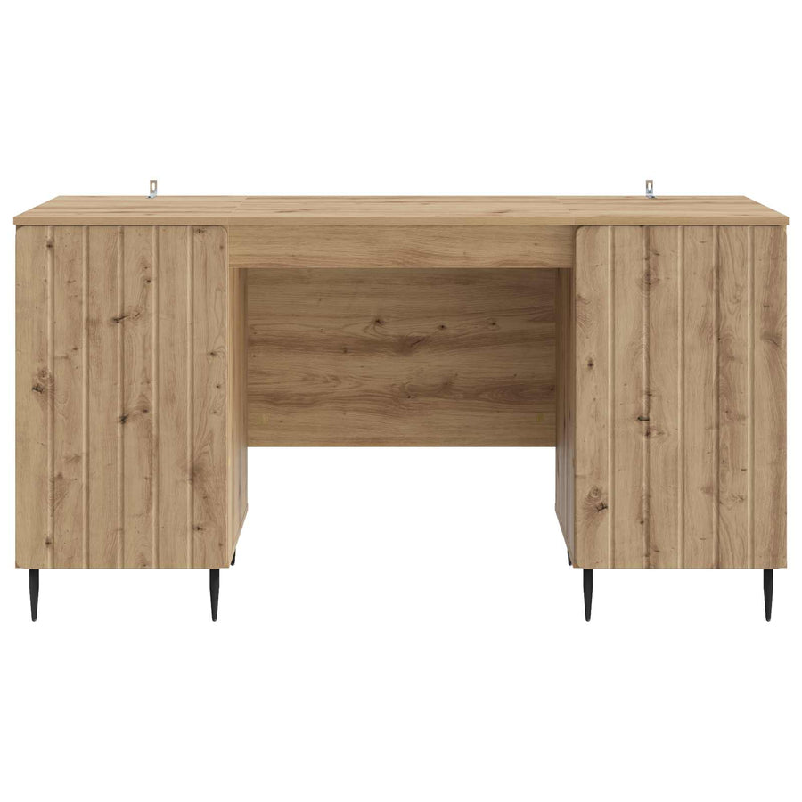 Bureau Artisanaal eiken 142,5 x 50 x 75 cm Bewerkt hout