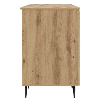 Bureau Artisanaal eiken 142,5 x 50 x 75 cm Bewerkt hout