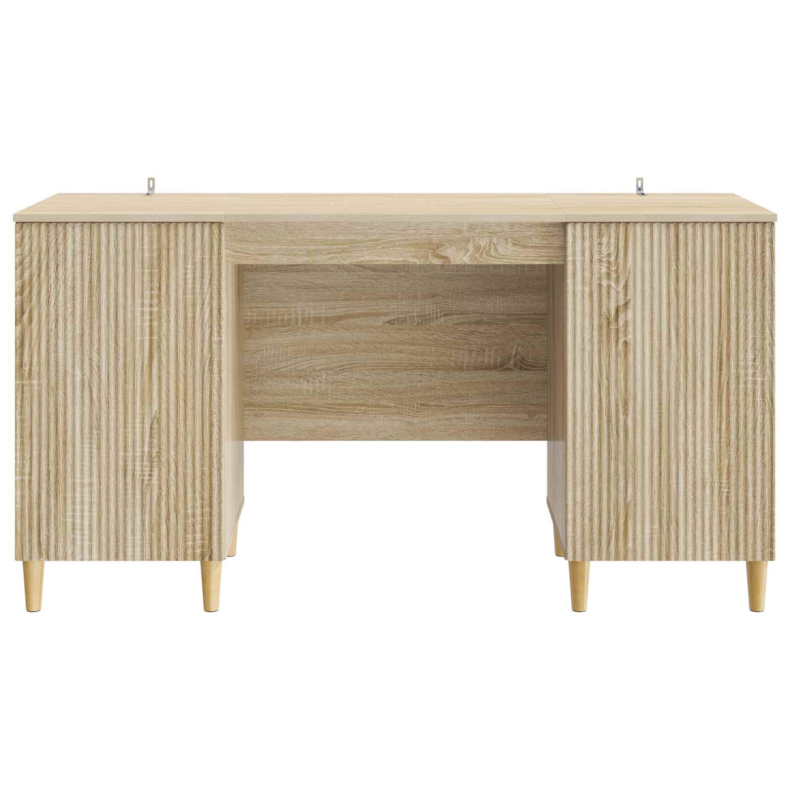 Bureau met plank Sonoma Eiken 142,5 x 50 x 75 cm Bewerkt hout