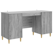 Bureau 142,5x50x75 cm grijs sonoma bewerkt hout