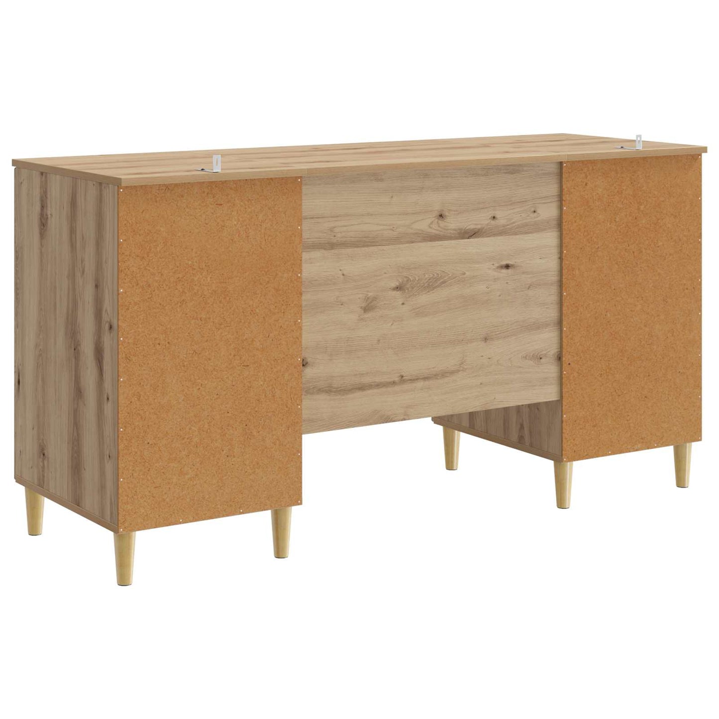 Bureau Artisanaal eiken 142,5 x 50 x 75 cm Bewerkt hout