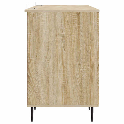 Bureau met plank Sonoma Eiken 142,5 x 50 x 75 cm Bewerkt hout