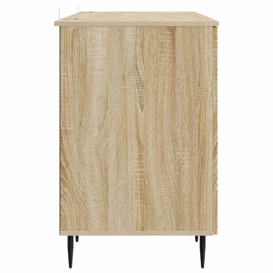 Bureau met plank Sonoma Eiken 142,5 x 50 x 75 cm Bewerkt hout