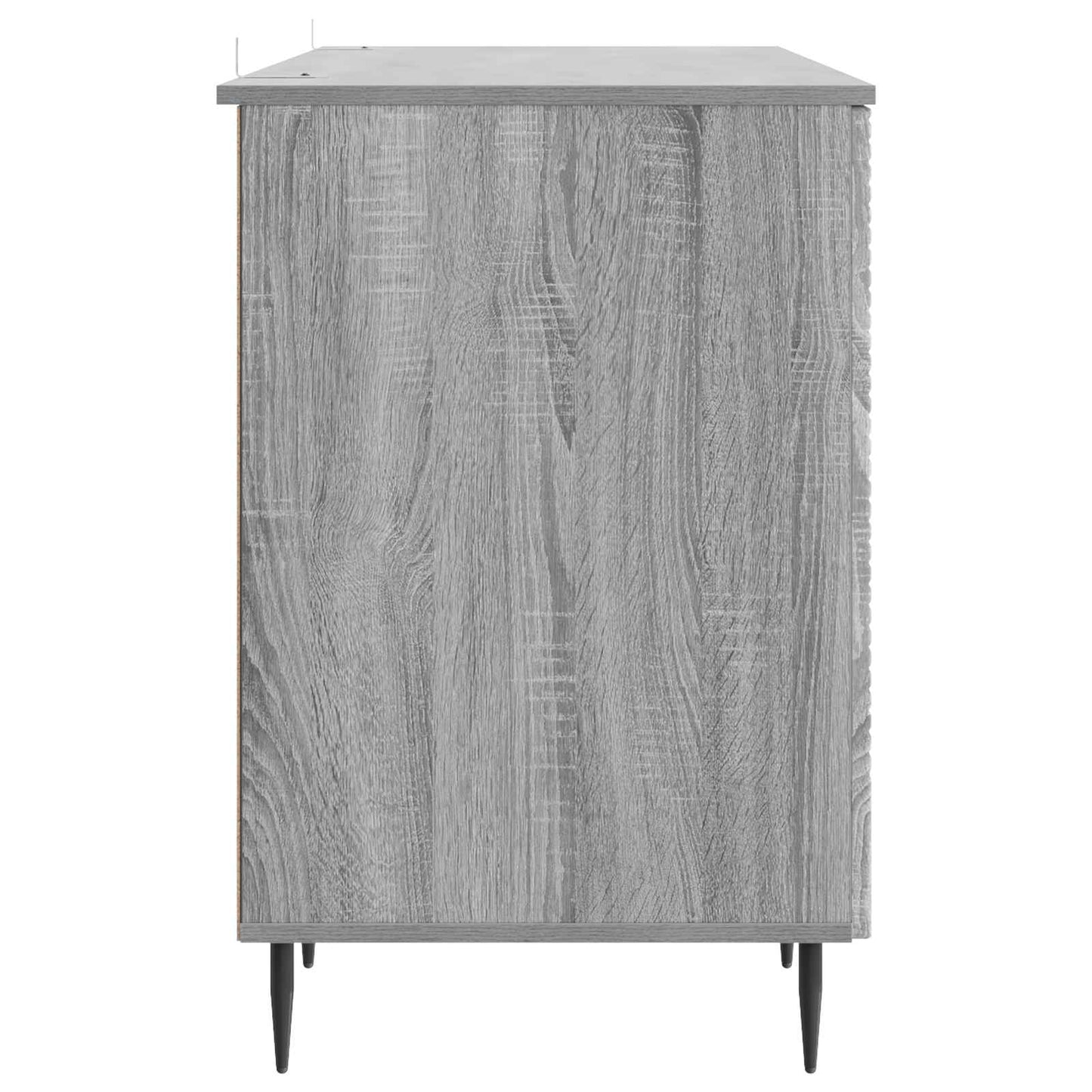 Bureau met plank Grijs sonoma 142,5 x 50 x 75 cm Bewerkt hout