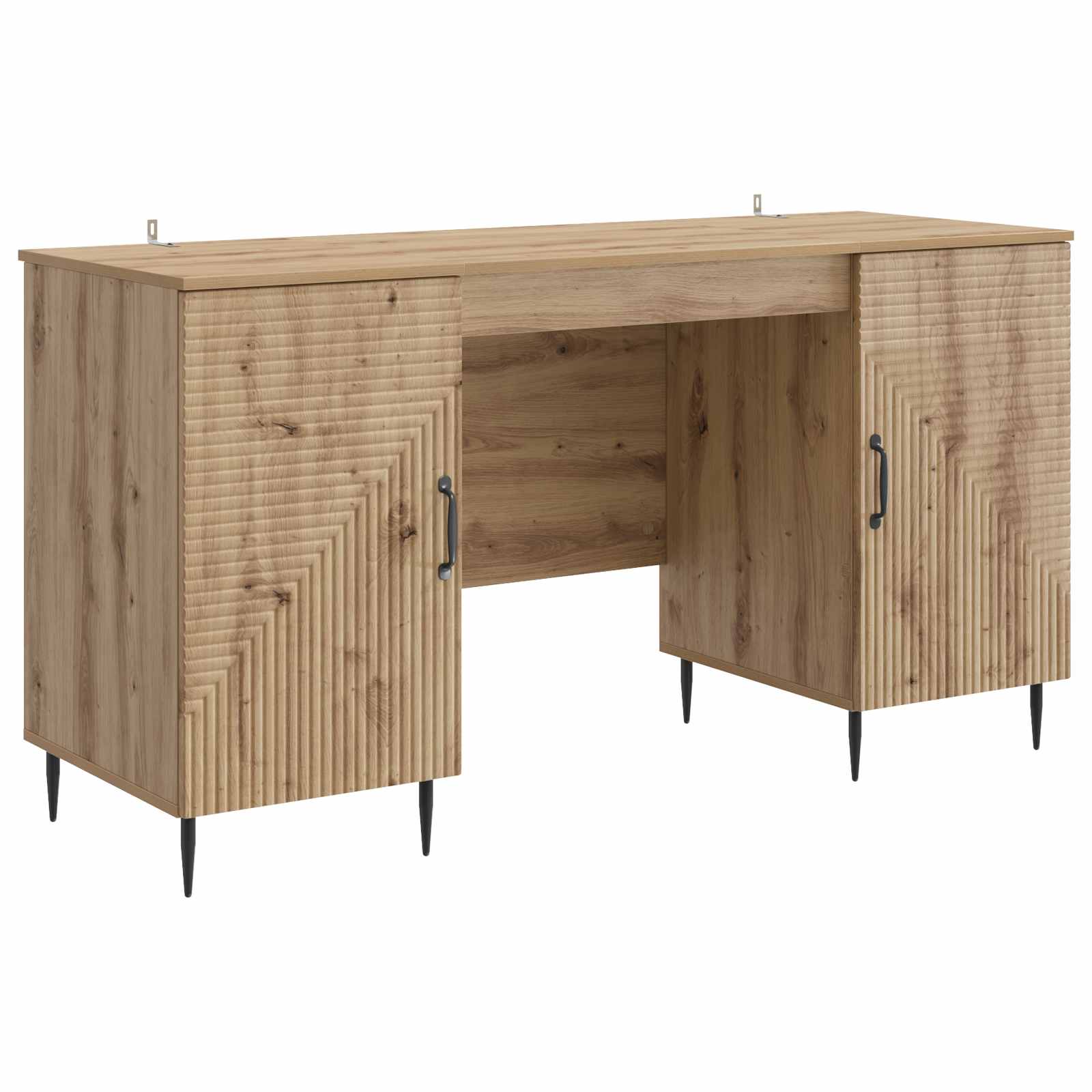 Bureau Artisanaal eiken 142,5 x 50 x 75 cm Bewerkt hout