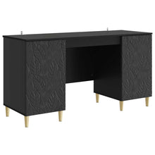Bureau Zwart Bewerkt hout 142,5 x 50 x 75 cm