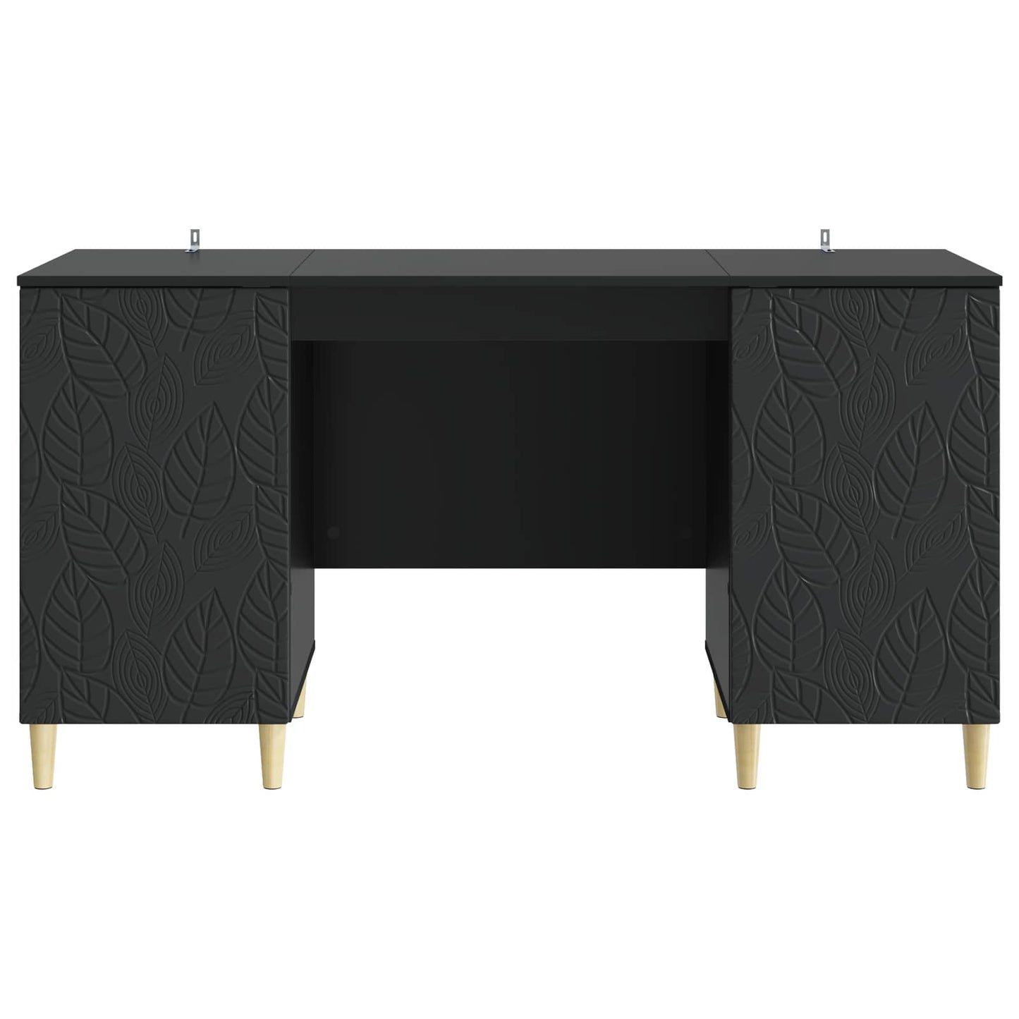Bureau Zwart Bewerkt hout 142,5 x 50 x 75 cm