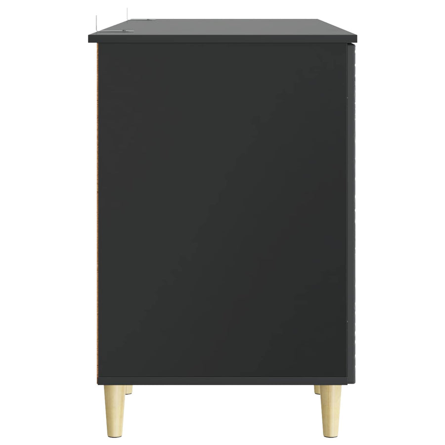 Bureau Zwart Bewerkt hout 142,5 x 50 x 75 cm