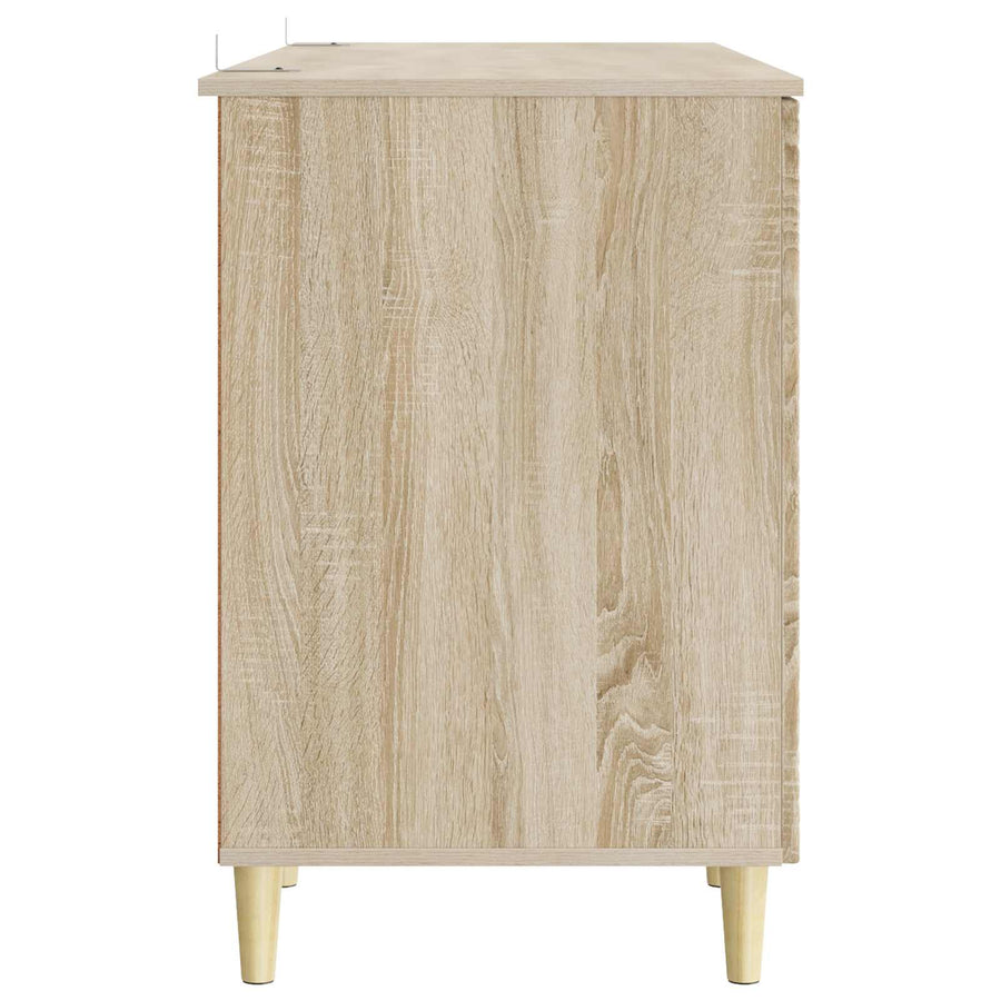 Bureau Sonoma Eiken Bewerkt hout 142,5 x 50 x 75 cm
