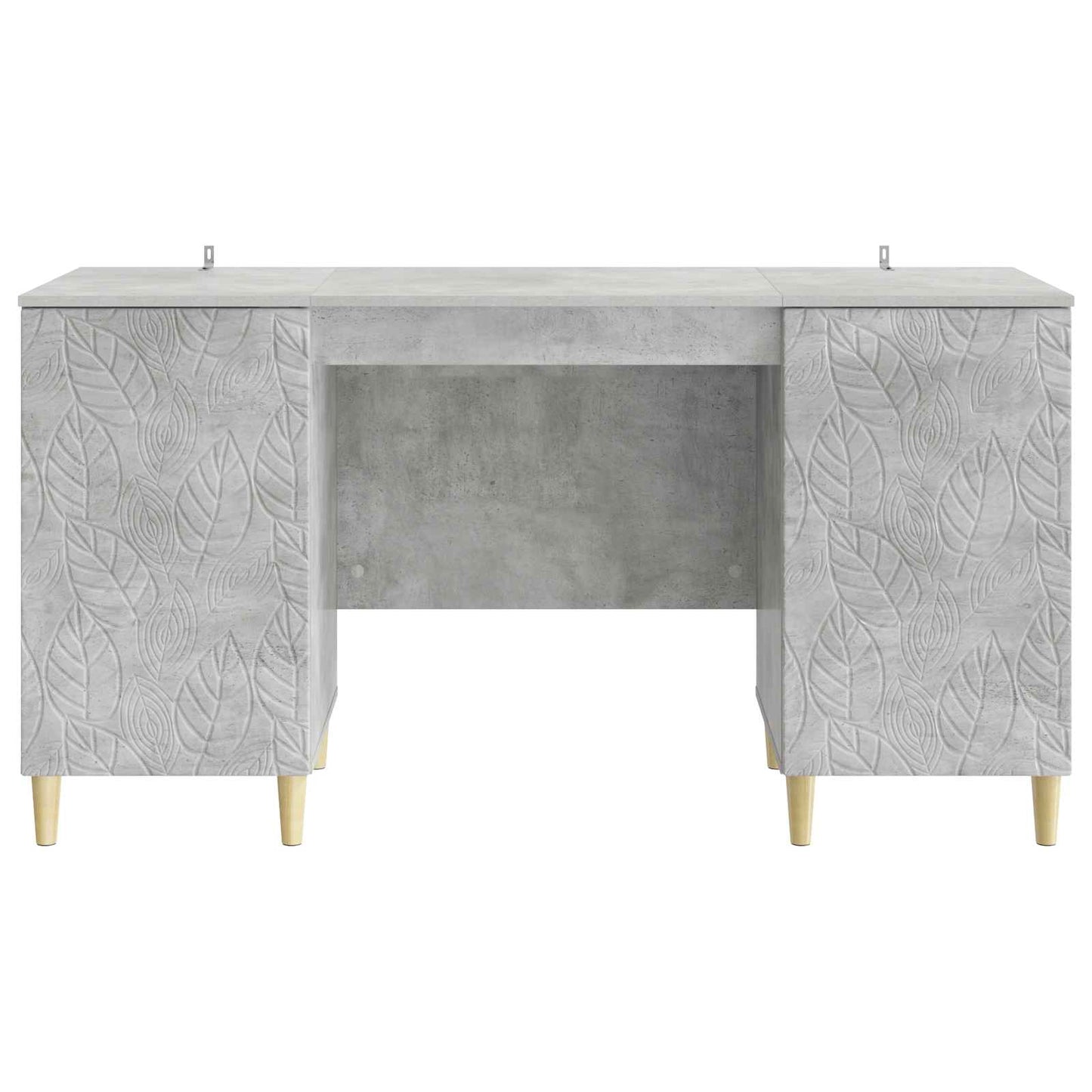 Bureau Betongrijs Bewerkt hout 142,5 x 50 x 75 cm