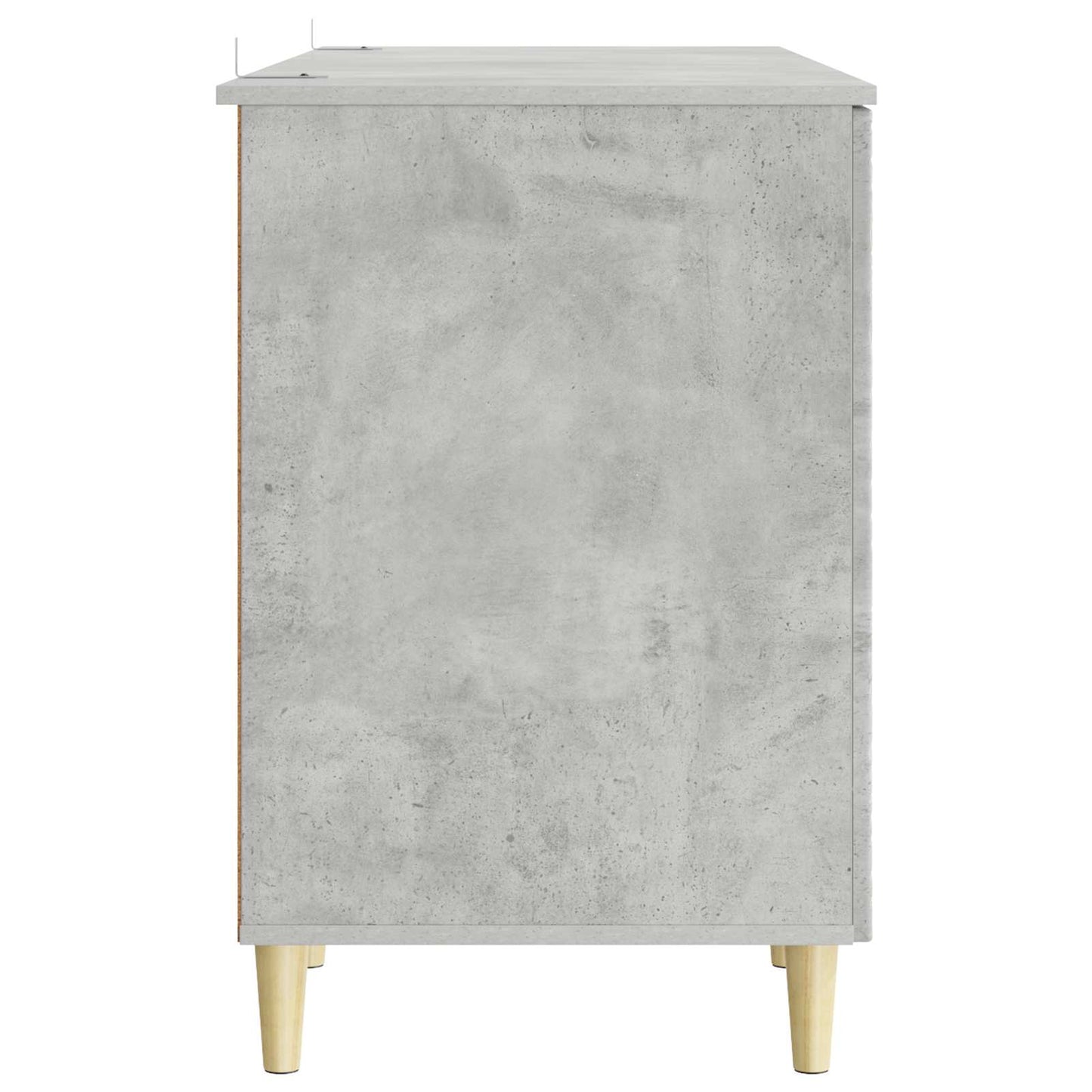 Bureau Betongrijs Bewerkt hout 142,5 x 50 x 75 cm