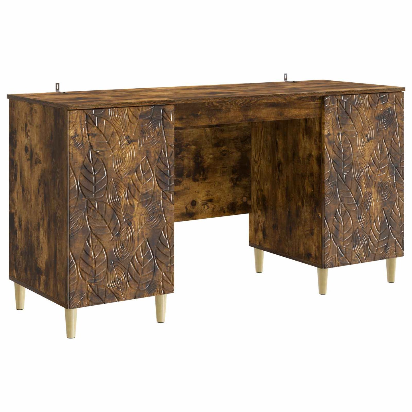 Bureau Gerookt eiken Bewerkt hout 142,5 x 50 x 75 cm