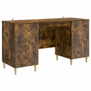 Bureau 142,5x50x75 cm gerookt eiken