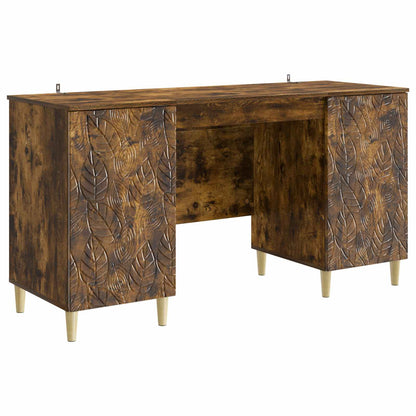 Bureau Gerookt eiken Bewerkt hout 142,5 x 50 x 75 cm